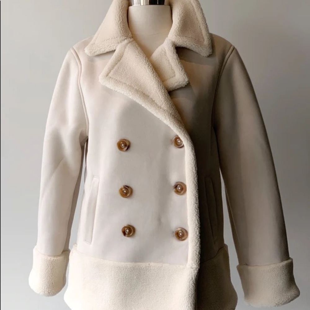 Soft Shearling Jacket from Skies Are Blue - XS